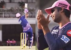 IPL 2021: [Watch] Kumar Sangakkara mighty impressed as Shivam Dube hits a six during practice