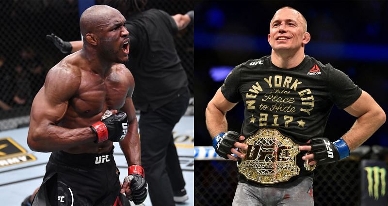 Kamaru Usman (Left) shares his picks for Mount Rushmore of welterweight