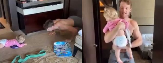 IPL 2021: [Watch] Jos Buttler’s adorable daughter joins dad in workout session