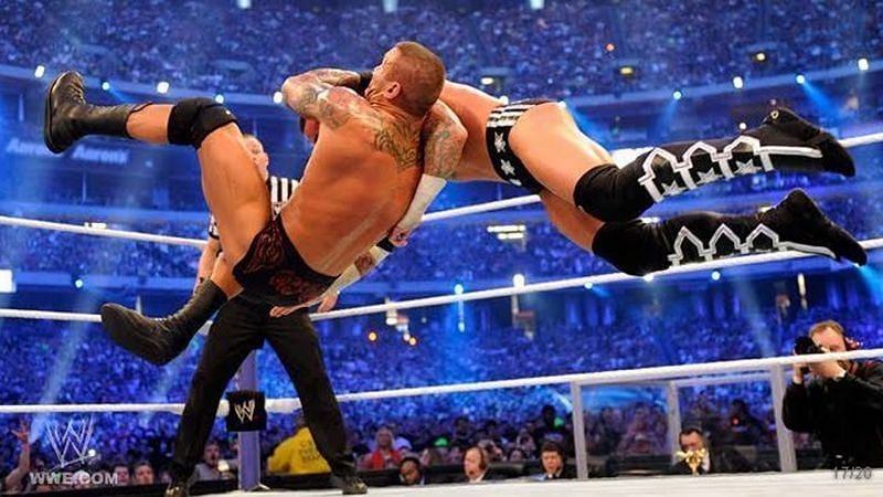 Randy Orton faced off against the leader of The New Nexus CM Punk at WrestleMania XXVII