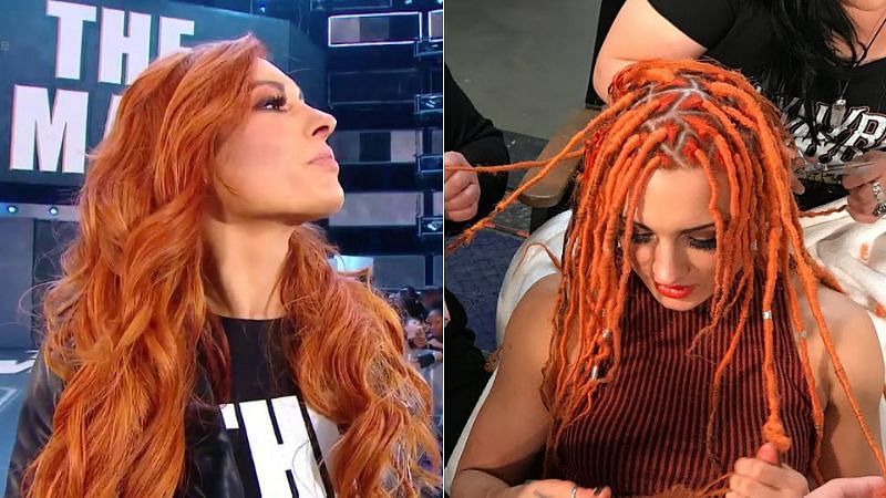 Becky Lynch has had orange hair for the majority of her WWE career