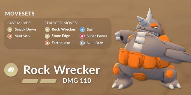 Top 5 Rock Type Moves In Pokemon Go