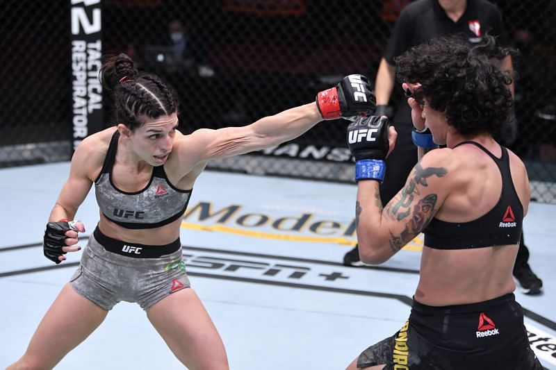 Mackenzie Dern&#039;s skills have improved in all areas over her time in the UFC.