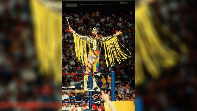 Randy Savage and Queen Sherri faced off against Dusty Rhodes and Sapphire at WrestleMania VI (Credit = WWE Network)