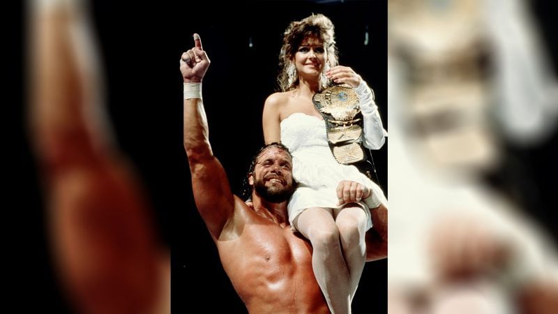 &quot;Macho Man&quot; Randy Savage won the WWE Championship for the first time at WrestleMania IV (Credit = WWE Network)