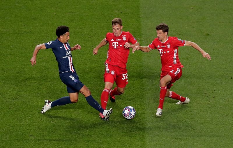 Thomas Muller will be up against Marquinhos this week