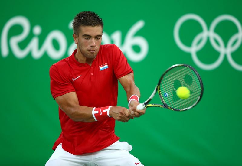 Borna Coric at the 2016 Olympic Games