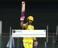 "FAFbulous knock!"- Fans erupt as Faf du Plessis powers CSK to 220