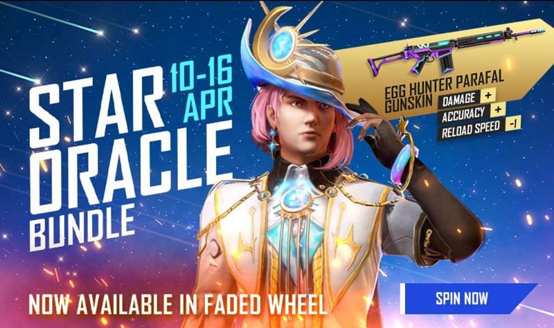 Players can acquire the Star Oracle Bundle from the Faded Wheel in Free Fire (Image via Garena Free Fire)