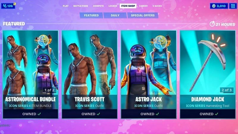 Fortnite Travis Scott Skin Return Date! (Item Shop) 