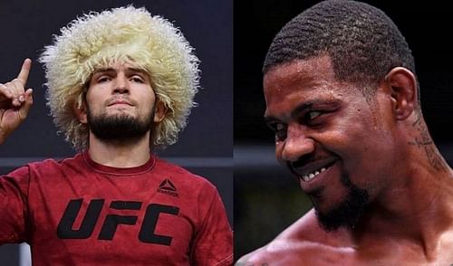 Khabib Nurmagomedov (left); Kevin Holland (right)