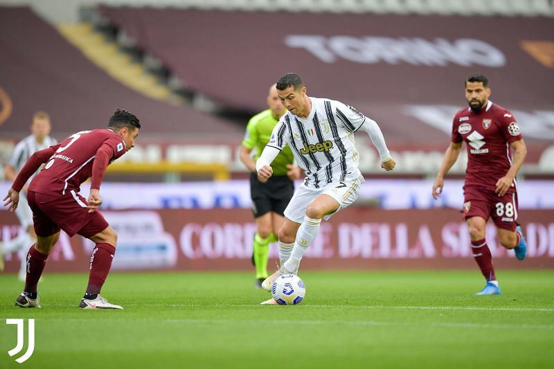 Torino held Juventus to a 2-2 draw in the Derby della mole in Serie A. (Image Courtesy: Juventus Twitter)