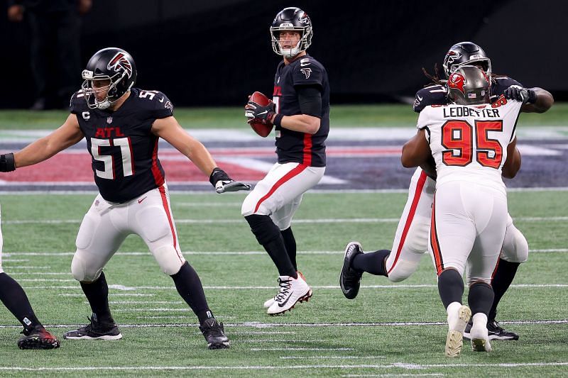 Atlanta Falcons in action vs Tampa Bay Buccaneers