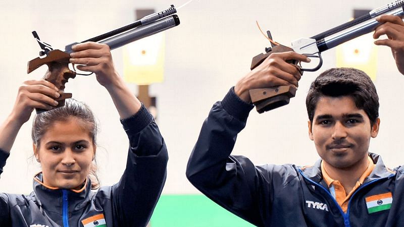 Manu Bhaker and Saurabh Chaudhary are among the top Indian medal hopefuls at Tokyo Olympics. (Source: ESPN)