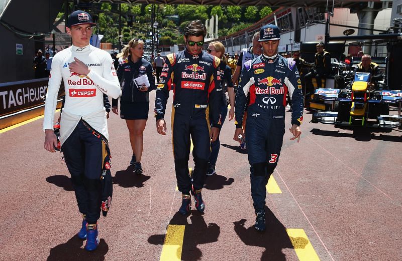 Max Verstappen (L) is the youngest driver in F1 history. Photo: Mark Thompson/Getty Images.