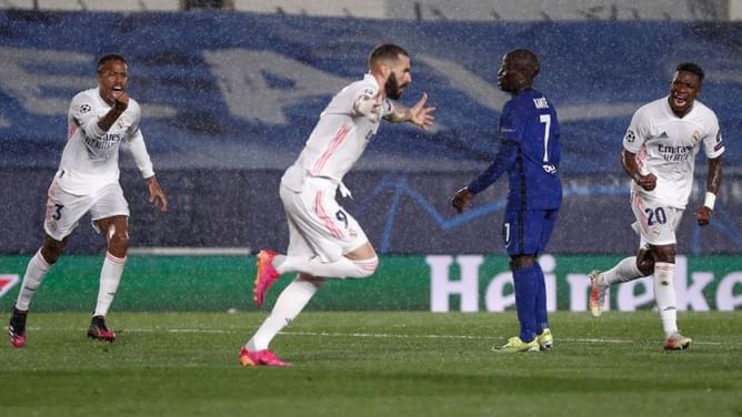 Karim Benzema wonder goal saves under-par Real Madrid from suffering defeat to Chelsea