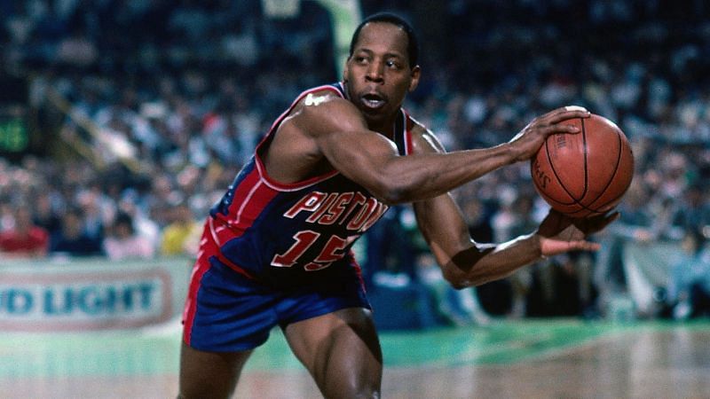 Johnson with the Detroit Pistons.