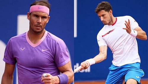 Rafael Nadal and Pablo Carreno Busta