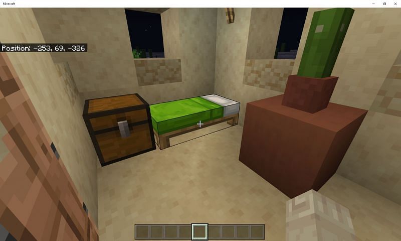 A villager&#039;s home (Image via Mojang)