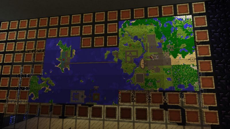 Minecraft map art (Image via gaming.stackexchange.com)