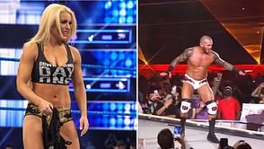 Mandy Rose reacts to Randy Orton trolling her during WrestleMania 37 entrance