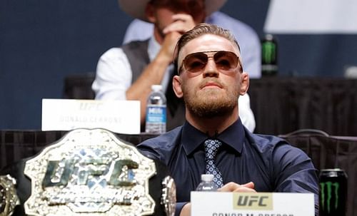 Conor McGregor at the UFC 'Go Big' press conference in 2015