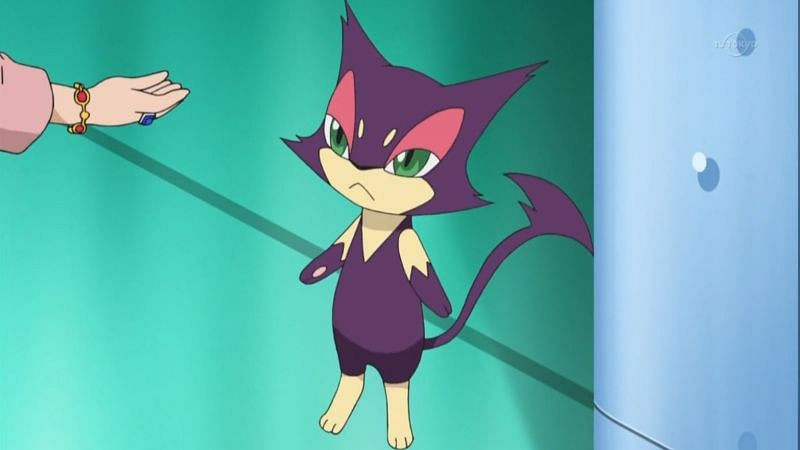 Purrloin in the anime (Image via The Pokemon Company)