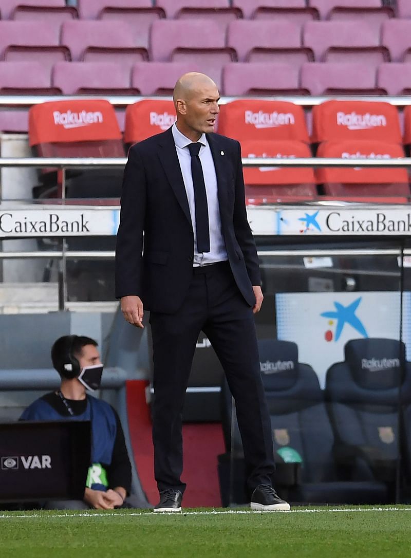 Zidane has major players missing ahead of the next El Clasico