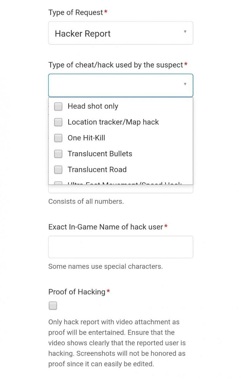 FREE FIRE] Hacker Report Tutorial 