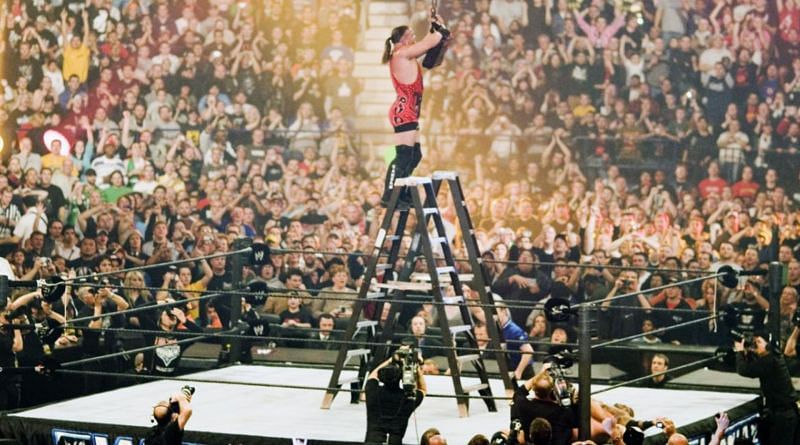Rob Van Dam wins the second-ever WWE Money in the Bank briefcase at WrestleMania 22
