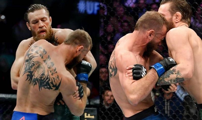 Conor McGregor rocked Donald Cerrone with hard shoulder strikes at UFC 246