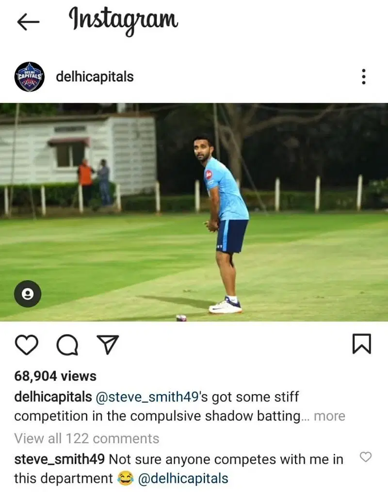 Steve Smith&#039;s response