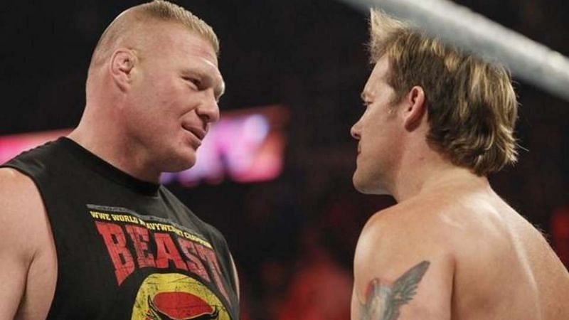 Brock Lesnar and Chris Jericho have never faced each other in a televised singles match