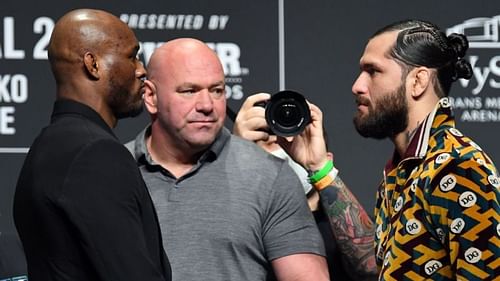 Kamaru Usman (left); Jorge Masvidal (right)