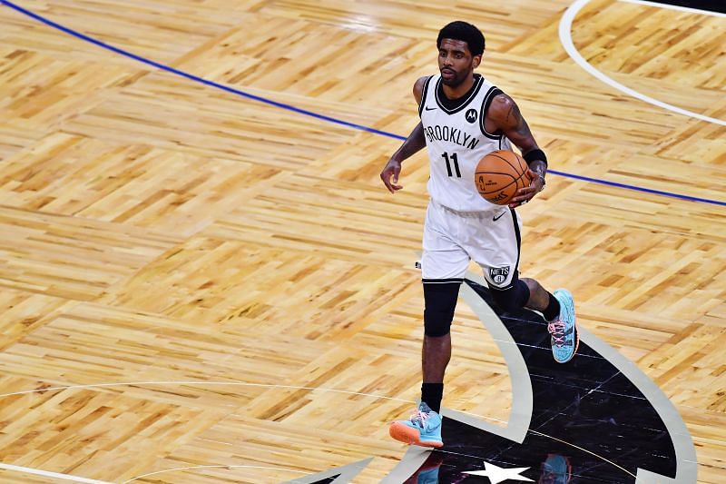 Kyrie Irving with the Brooklyn Nets