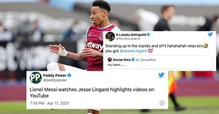 Twitter erupts as Jesse Lingard scores brace in West Ham's 3-2 victory over Leicester City