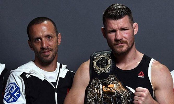 Mackenzie Dern&#039;s coach Jason Parillo (left), has led fighters like Michael Bisping to UFC gold in the past.