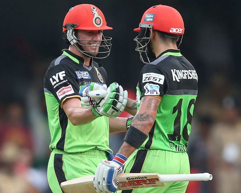 AB de Villiers and Virat Kohli