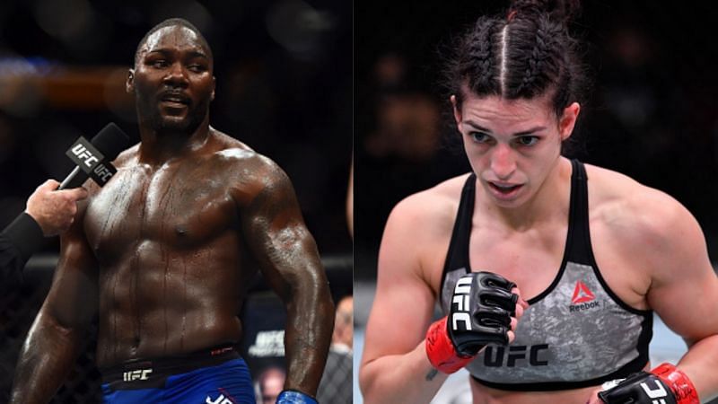 Anthony &#039;Rumble&#039; Johnson (left), Mackenzie Dern (right)