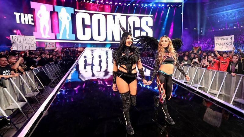 The IIconics together at WrestleMania
