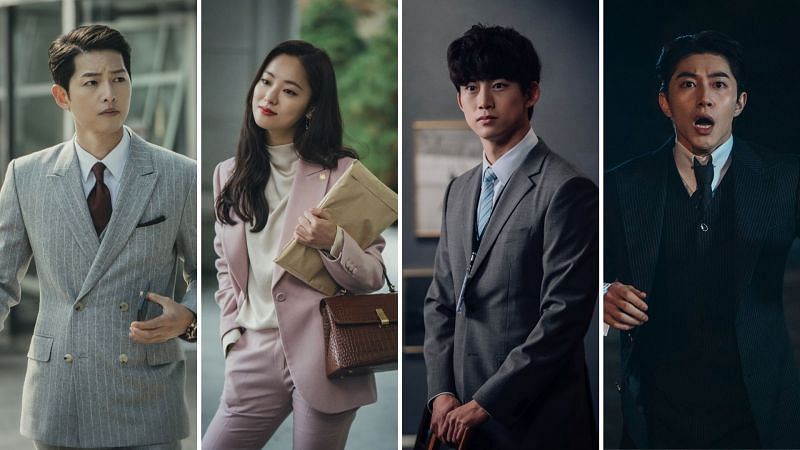 Song Joong Ki, Jeon Yeo Bin, Ok Taec Yeon, and Kwak Dong Yeon in Vincenzo (Image via tvN/Netflix)