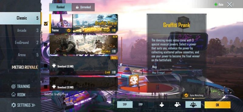 Gameplay modes in PUBG Mobile