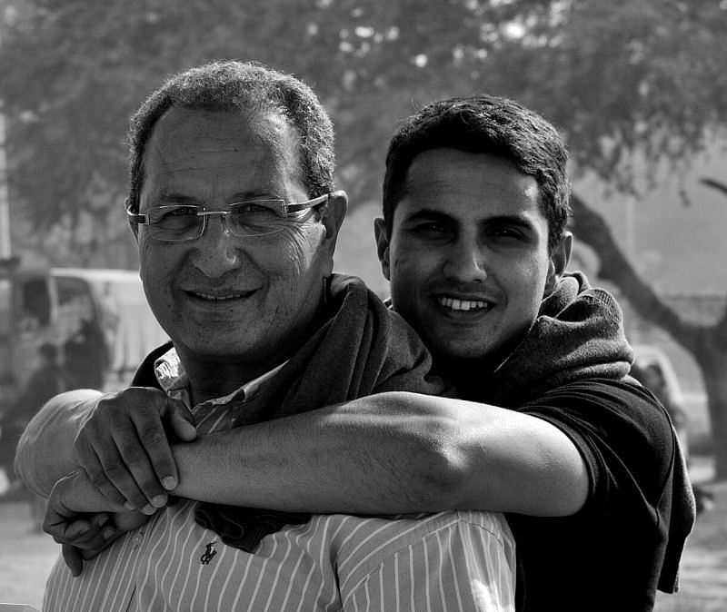 Dr. Hasneyn Mirza with son Fouaad Mirza