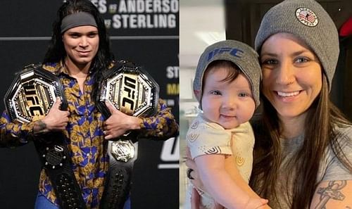 Amanda Nunes (left), Raegan Ann Nunes (center), and Nina Nunes (right)