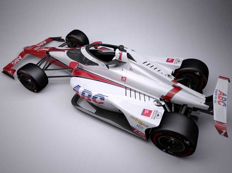 The No. 1 ABC Supply Chevrolet livery for the Indy 500. Graphic courtesy of AJ Foyt Racing
