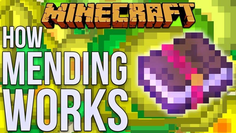 The Mending enchantment in Minecraft (Image via xisumavoid on Youtube)