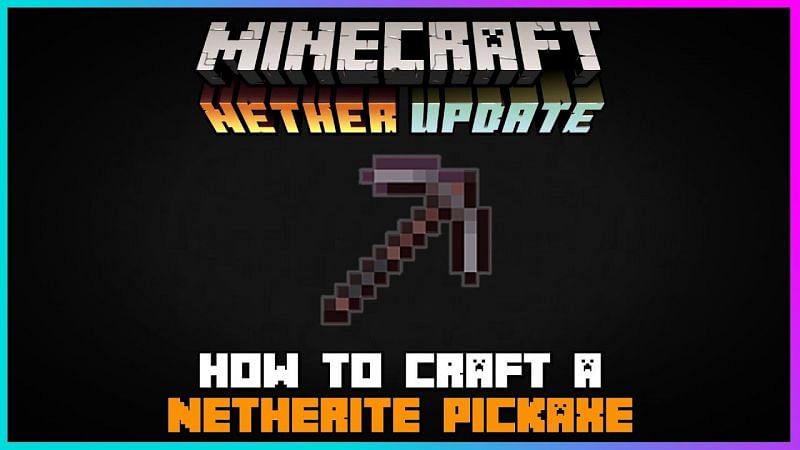 Netherite pickaxes are the only other pickaxes that can mine obsidian besides diamond pickaxes (Image via Taco on YouTube)