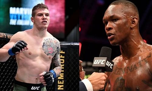 Marvin Vettori (left) is coming back with a vengeance to face Israel Adesanya (right) at UFC 263