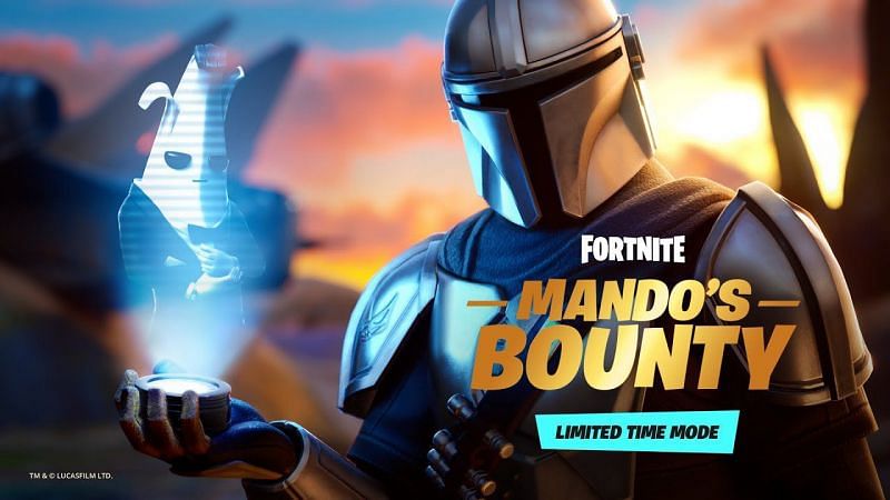 Mando&#039;s Bounty LTM coming to Fortnite Update 16.30? (Image via Twitter, AntidotR)