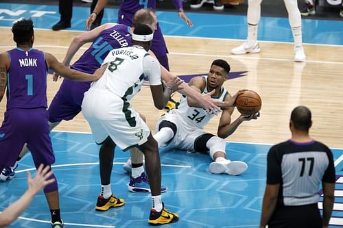 Milwaukee Bucks v Charlotte Hornets